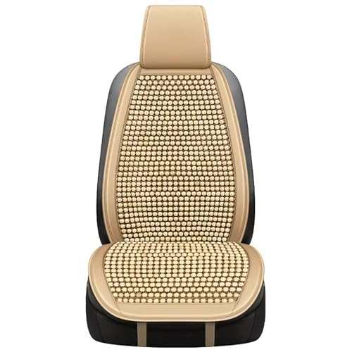 IAZRENOV Auto Sitzbezug mit Massage Für Hyundai Ioniq 5 2022-2024, Coole Atmungsaktive Autositzbezüge Sitzauflage Auto Vordersitze Holzperlen Sitzauflage Massagekissen für Auto Büro, Beige-1pc IAZRENOV Auto Sitzbezug mit Massage Für Hyundai Ioniq 5 2022-2024, Coole Atmungsaktive Autositzbezüge Sitzauflage Auto Vordersitze Holzperlen Sitzauflage Massagekissen für Auto Büro, Beige-1pc von IAZRENOV