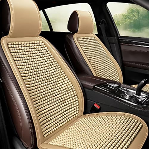 IAZRENOV Auto Sitzbezug mit Massage Für Subaru Outback 2010-2025, Coole Atmungsaktive Autositzbezüge Sitzauflage Auto Vordersitze Holzperlen Sitzauflage Massagekissen für Auto Büro, Beige- 2pcs IAZRENOV Auto Sitzbezug mit Massage Für Subaru Outback 2010-2025, Coole Atmungsaktive Autositzbezüge Sitzauflage Auto Vordersitze Holzperlen Sitzauflage Massagekissen für Auto Büro, Beige- 2pcs von IAZRENOV