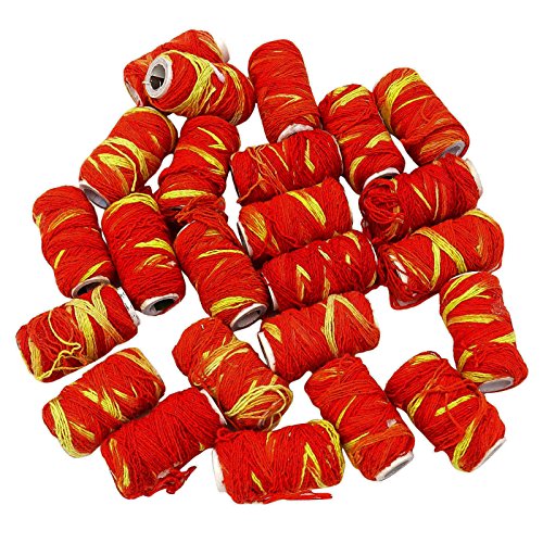 IBA Indianbeautifulart Heilige Hindu Religiuse Mauli Kalawa Pooja Zubehur Moli Wrist Gewinde Band von IBA Indianbeautifulart