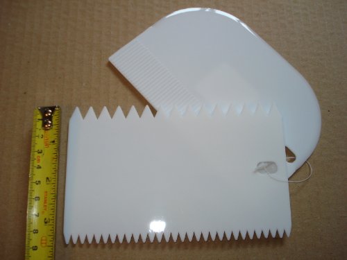IBILI Set ESPATULA-DECORADOR PLASTICO, Stainless Steel, weiß, 15 x 10 x 2 cm, 2-Einheiten von IBILI