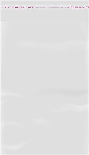 IBOO Plastiktüten, transparent, selbstklebend, für Kekse, Schmuck, Bonbons (200, 12 x 18 cm) von IBOO