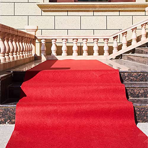 Hochzeitsteppich Gangläufer Läufer für den Hochzeitsgang – Roter Teppich für Veranstaltungen, rutschfest, Läufer für den Brautweg, Polyester, rutschfeste Bodenmatte, Treppenteppich für die Dekoration Hochzeitsteppich Gangläufer Läufer für den Hochzeitsgang – Roter Teppich für Veranstaltungen, rutschfest, Läufer für den Brautweg, Polyester, rutschfeste Bodenmatte, Treppenteppich für die Dekoration von IBOWZ