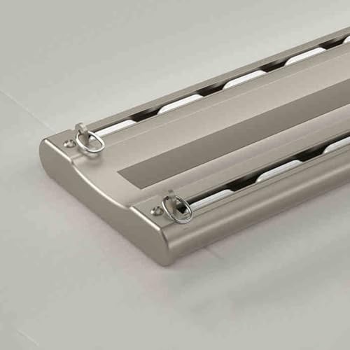 IBOWZ Gardinenschiene, Gebogene Vorhangschiene, Hochleistungs-Deckenschienensystem mit Zwei Reihen für Vorhänge und Trennwände IBOWZ Gardinenschiene, Gebogene Vorhangschiene, Hochleistungs-Deckenschienensystem mit Zwei Reihen für Vorhänge und Trennwände von IBOWZ