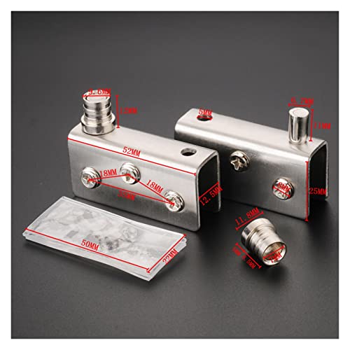 IBOWZ Scharniere Klappbar, 2 Stück Glas-Drehachse mit versteckter Klemme IBOWZ Scharniere Klappbar, 2 Stück Glas-Drehachse mit versteckter Klemme von IBOWZ
