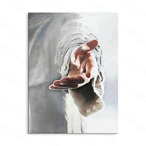 IBUKHSDGYIFH Druck Leinwand Malerei Wandkunst Christian Jesus Gib mir deine Hand Portrait Poster Wohnkultur Ungerahmt-40x60cm IBUKHSDGYIFH Druck Leinwand Malerei Wandkunst Christian Jesus Gib mir deine Hand Portrait Poster Wohnkultur Ungerahmt-40x60cm von IBUKHSDGYIFH