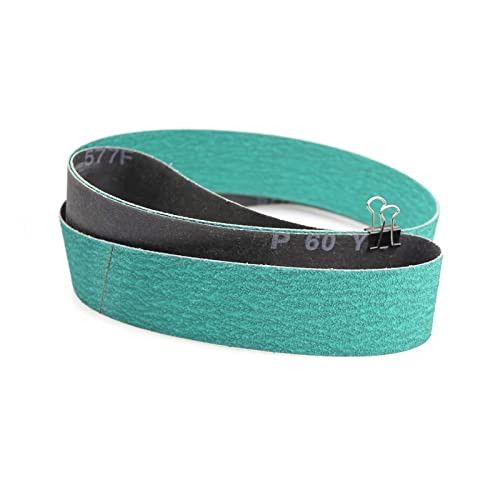 ICAMAS Schleifbänder Grinder Belts Zirconia Oxide 2"*72" / 2"*63"/4"*36"/ 2"*48" P40 - P120 for Kinfe-Schliff 1PC (Color : P60, Size : 1829x50mm) von ICAMAS