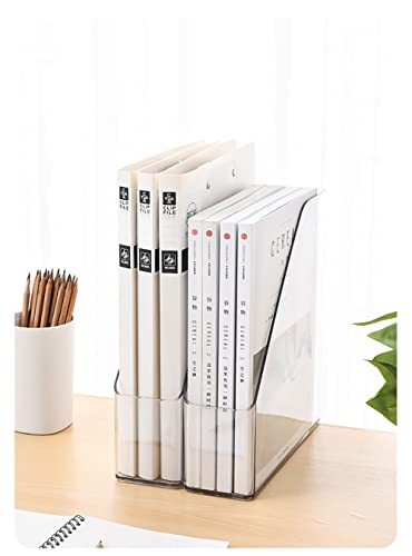 ICCGBHGO Zeitschriftenhalter, transparenter Kunststoff, vertikaler Aktenordner, Zeitschriften-Organizer, Schreibtisch-Datei, Zeitschriften, Bücher, Aufbewahrungsregal für Büro, Schreibtisch (2 Stück) ICCGBHGO Zeitschriftenhalter, transparenter Kunststoff, vertikaler Aktenordner, Zeitschriften-Organizer, Schreibtisch-Datei, Zeitschriften, Bücher, Aufbewahrungsregal für Büro, Schreibtisch (2 Stück) von ICCGBHGO