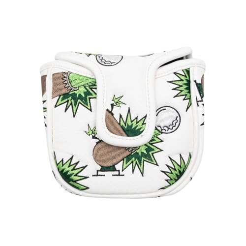 ICDKOYK wasserdichte Golfschlägerhaube aus PU Leder mit Magnetverschluss, Golf Lovers PU, wasserdichte Schlägerkopf Schutzkappenabdeckung, Typ+1 von ICDKOYK