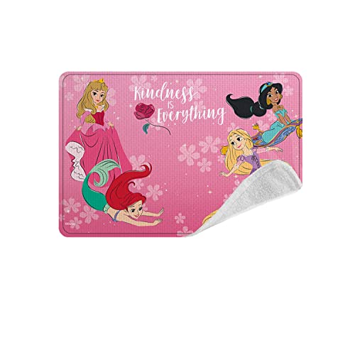 ICE TOYS Handtuch, Tischset aus Stoff für Mädchen, 30 x 40 cm, 100 % Polyester, für Schule, Reisen, Geschenk (Prinzessinnen) von ICE TOYS