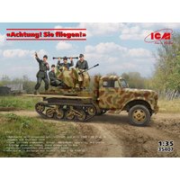 Achtung! Sie fliegen! (Sd.Kfz.3b with 2 cm Flak 38 and crew) von ICM