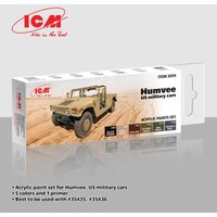 Acrylic Paint Set - Humvee US military cars [6 x 12 ml] von ICM