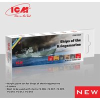 Acrylic Paint Set - Ships of the Kriegsmarine [6 x 12 ml] von ICM
