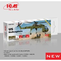 Acrylic Paint Set - US Helicopters [6 x 12 ml] von ICM