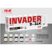 Acrylic paint set - Invader B-26K and other Vietnam aircraft (6 x 12ml) von ICM