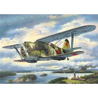 I-153, WWII Soviet Biplane Fighter von ICM