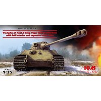 Pz.Kpfw. VI Ausf.B King Tiger late productioen with full interior von ICM