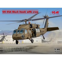 UH-60A Black Hawk with Crew (3 Figuren) von ICM