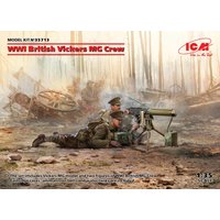 WWI British Vickers MG Crew (Vickers MG & 2figures) von ICM