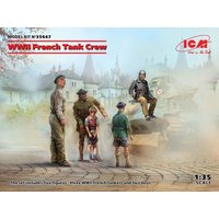 WWII French Tank Crew (4 figures) von ICM