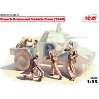 WWII französische Panzerwagen-Besatzung von ICM