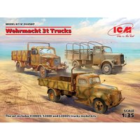 Wehrmacht 3t Trucks (V3000S, KHD S3000, L3000S) von ICM