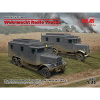 Wehrmacht Radio Trucks (Henschel 33D1 Kfz.72, Krupp L3H163 Kfz.72) von ICM