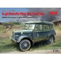 le.gl.Einheitz-Pkw Kfz.1 Soft Top - WWII German Light Personnel Car von ICM