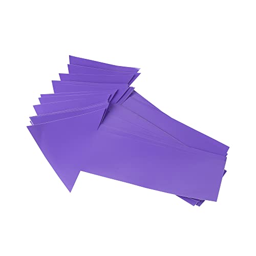 Pfeil-Aufkleber, gerichtete Aufkleber, Boden-Fenster-Aufkleber, 30,5 x 15,2 cm, 24 Stück, Markierungsschild, abnehmbare Pfeile, Aufkleber, selbstklebender Aufkleber für Lager, Event (lila) von ICObuty