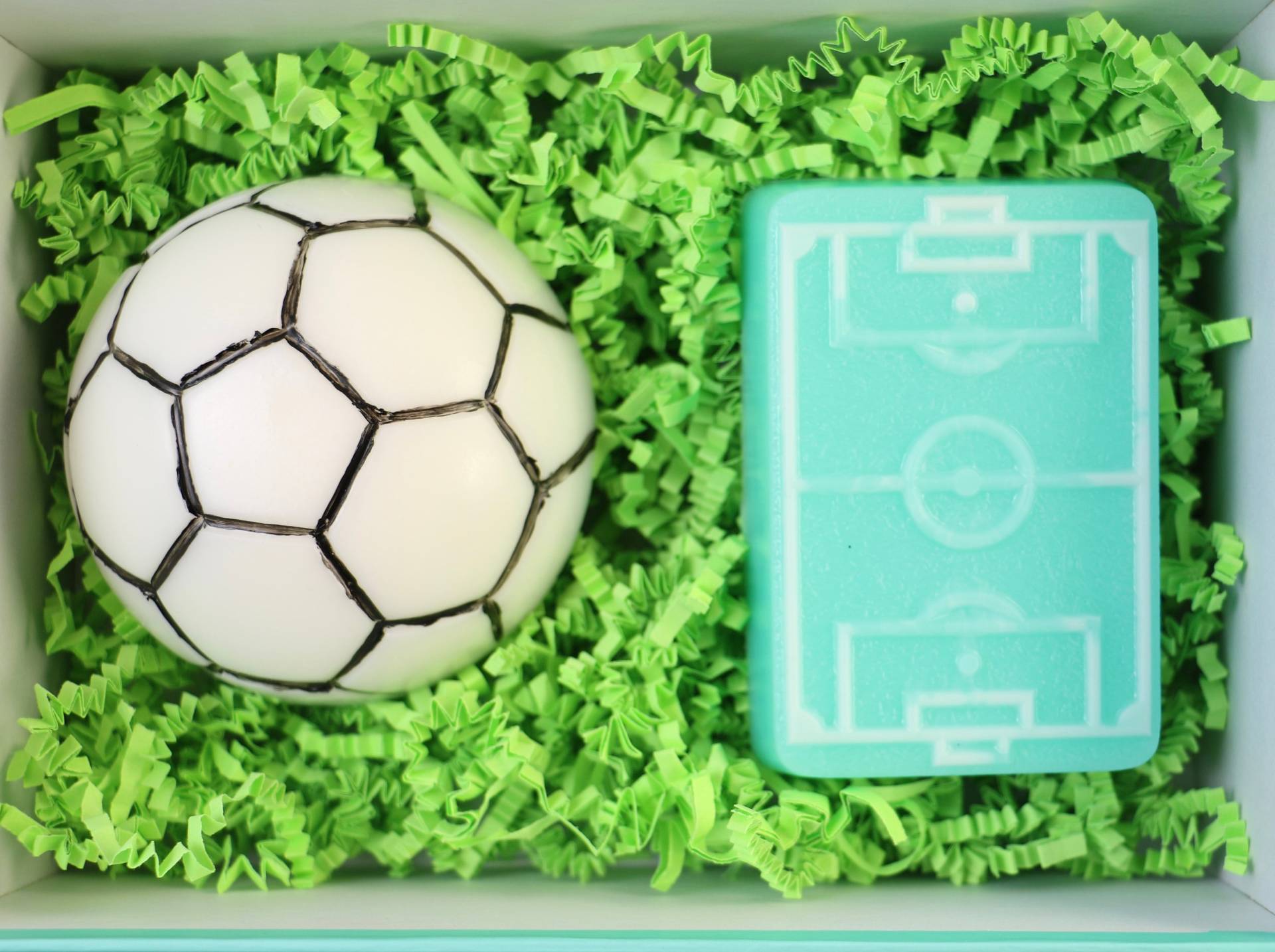 Handgemachtes Seifenset "Soccer"/Fußballspieler/Fußballliebe von ICSoap