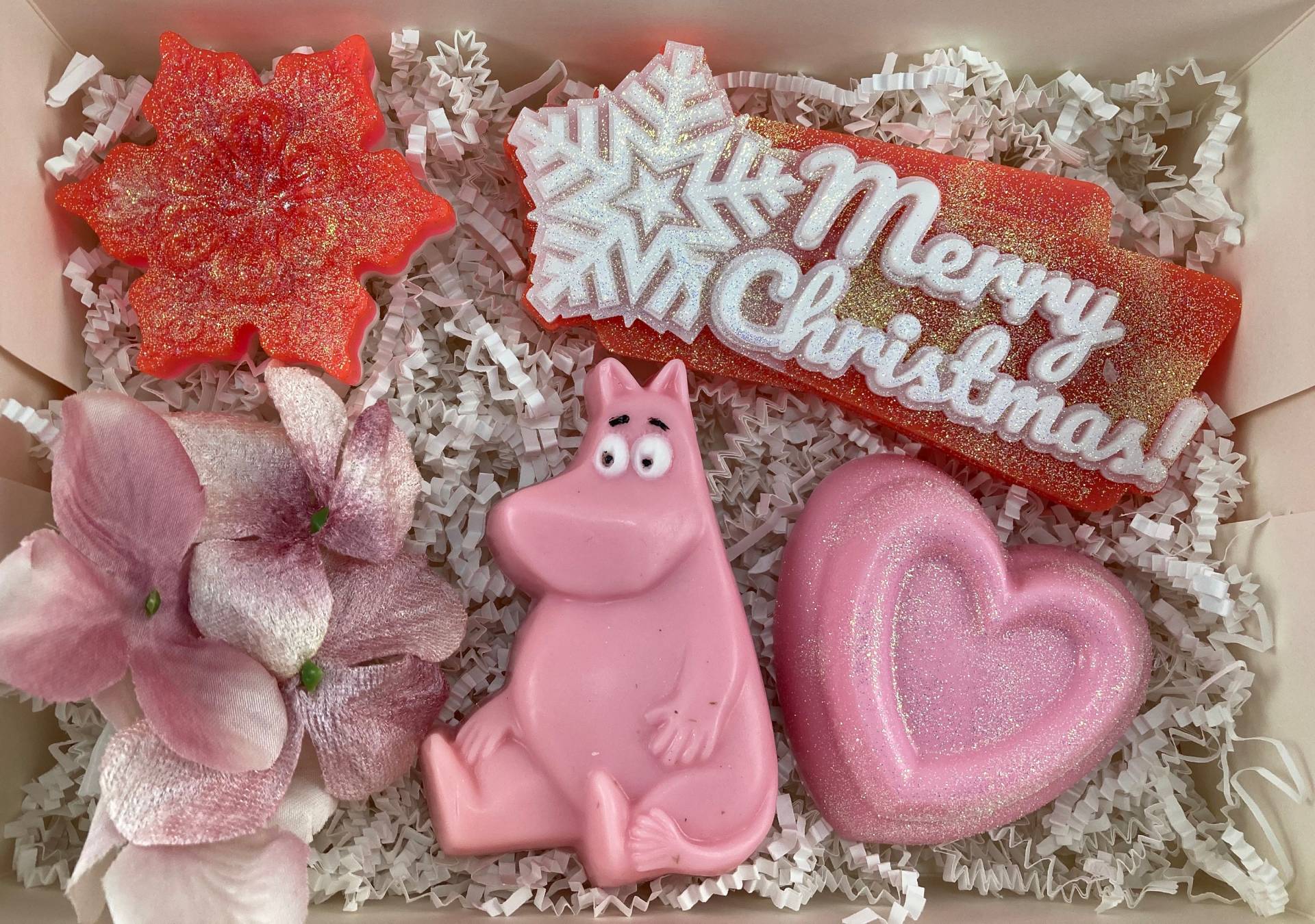 Handgemachtes Sop-Set "Merry Christmas Animals" von ICSoap