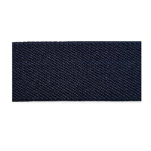5 Meter 25/30/40mm elastisches Band zum Nähen von Kleidungsstücken, Hosen, elastisches Gurtband, DIY-Kleidung, Nähzubehör, Navy blau, 25mm von ICompy