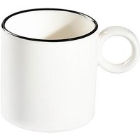 12 ID Fine Kaffeetassen Modest Black Ring weiß 0,08 l 12 ID Fine Kaffeetassen Modest Black Ring weiß 0,08 l von ID Fine