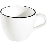 12 ID Fine Teetassen Modest Black Alzar weiß 0,2 l 12 ID Fine Teetassen Modest Black Alzar weiß 0,2 l von ID Fine