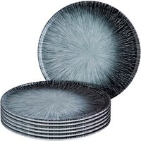 ID Fine Pizzateller Vortex Mesa weiß/blau Ø 31,0 cm, 6 St. von ID Fine