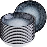 ID Fine Schalen Vortex Lona tief weiß/blau 0,24 l, 12 St. von ID Fine