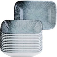 ID Fine Schalen Vortex Quadro 12,0 x 8,0 cm weiß/blau, 12 St. von ID Fine