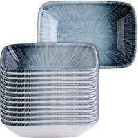 ID Fine Schalen Vortex Quadro 18,0 x 12,0 cm weiß/blau, 12 St. von ID Fine