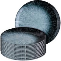 ID Fine Teller Vortex Lona weiß/blau Ø 23,0 cm, 12 St. von ID Fine