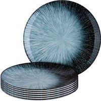 ID Fine Teller Vortex Lona weiß/blau Ø 28,5 cm, 6 St. von ID Fine