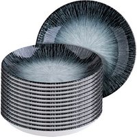 ID Fine Teller Vortex Valle tief weiß/blau Ø 20,0 cm, 12 St. von ID Fine