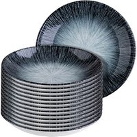 ID Fine Teller Vortex Valle tief weiß/blau Ø 25,0 cm, 12 St. von ID Fine