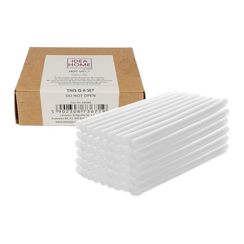 IDEA HOME Heißklebestifte, 100 x 7 mm, transparent, Universal, für Heißklebepistole, ideal für Heimwerker, Handwerk, Freizeit, 50 Stück IDEA HOME Heißklebestifte, 100 x 7 mm, transparent, Universal, für Heißklebepistole, ideal für Heimwerker, Handwerk, Freizeit, 50 Stück von IDEA HOME