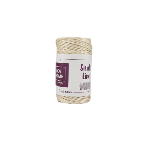IDEA HOME Sisalseil, Natur Sisal Seil, Juteseil, Sisal Schnur, Jutekordel für Haushalt Garten DIY, Kratzseil Katzenzubehör, Braun, 2mm 55M 0.1kg IDEA HOME Sisalseil, Natur Sisal Seil, Juteseil, Sisal Schnur, Jutekordel für Haushalt Garten DIY, Kratzseil Katzenzubehör, Braun, 2mm 55M 0.1kg von IDEA HOME