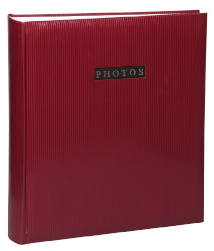 IDEAL TREND Elegance Fotoalbum 29x32 cm 100 weiße Seiten Jumbo Foto Album Buchalbum: Farbe: Rot von IDEAL TREND
