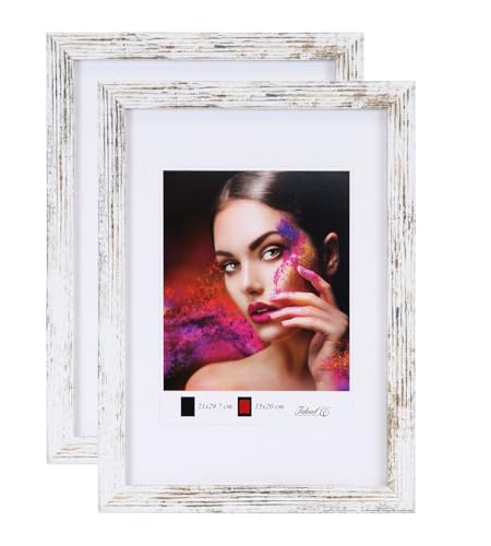 IDEAL TREND 2er 3er 5er Set Holz Bilderrahmen Lifestyle Plexi Foto Rahmen Collage Wanddeko Poster HR-25: Farbe: 2er Pack Shabby Weiß | Format: 40x50 IDEAL TREND 2er 3er 5er Set Holz Bilderrahmen Lifestyle Plexi Foto Rahmen Collage Wanddeko Poster HR-25: Farbe: 2er Pack Shabby Weiß | Format: 40x50 von IDEAL TREND