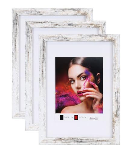 IDEAL TREND 2er 3er 5er Set Holz Bilderrahmen Lifestyle Plexi Foto Rahmen Collage Wanddeko Poster HR-25: Farbe: 3er Pack Shabby Weiß | Format: 40x40 IDEAL TREND 2er 3er 5er Set Holz Bilderrahmen Lifestyle Plexi Foto Rahmen Collage Wanddeko Poster HR-25: Farbe: 3er Pack Shabby Weiß | Format: 40x40 von IDEAL TREND