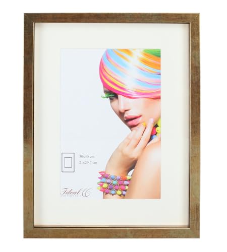 IDEAL TREND 3D Objektrahmen Holz Bilderrahmen Wanddeko Collage Poster Shirt Trikot Rahmen: Farbe: Gold-Antik | Format: 40x60 IDEAL TREND 3D Objektrahmen Holz Bilderrahmen Wanddeko Collage Poster Shirt Trikot Rahmen: Farbe: Gold-Antik | Format: 40x60 von IDEAL TREND