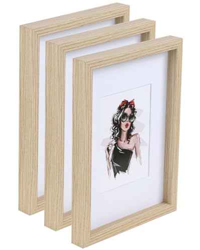 IDEAL TREND 3er 5er Set Holz Bilderrahmen Bilder Foto Rahmen Fotorahmen Wanddeko Collage Poster HR-15: Farbe: 3er Pack Natur | Format: 40x60 IDEAL TREND 3er 5er Set Holz Bilderrahmen Bilder Foto Rahmen Fotorahmen Wanddeko Collage Poster HR-15: Farbe: 3er Pack Natur | Format: 40x60 von IDEAL TREND