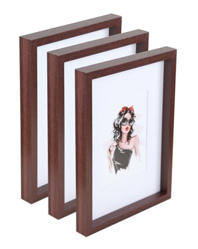IDEAL TREND 3er 5er Set Holz Bilderrahmen Bilder Foto Rahmen Fotorahmen Wanddeko Collage Poster HR-15: Farbe: 3er Pack Nuss | Format: 50x70 IDEAL TREND 3er 5er Set Holz Bilderrahmen Bilder Foto Rahmen Fotorahmen Wanddeko Collage Poster HR-15: Farbe: 3er Pack Nuss | Format: 50x70 von IDEAL TREND