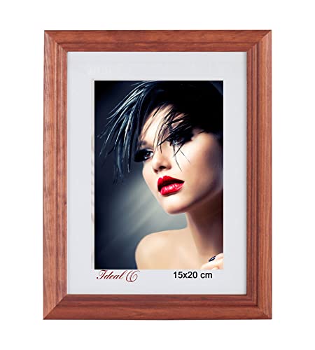 IDEAL TREND Artos Holz Bilderrahmen Acrylglas Plexi Lifestyle Foto Rahmen Collage Wanddeko Poster: Farbe: Braun | Format: 15x20 von IDEAL TREND